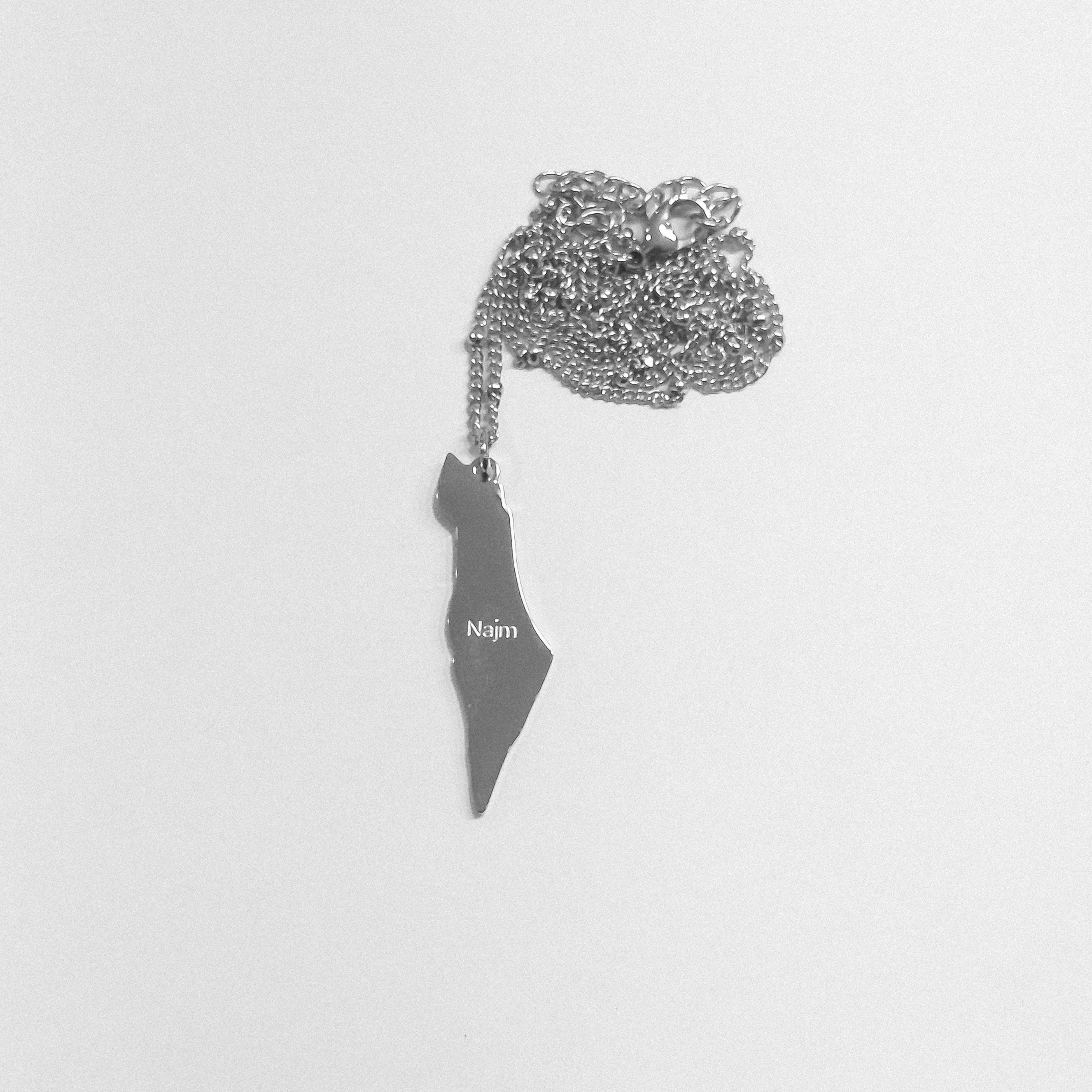 Palestine Necklace - Silver